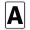 Signmission Sign with Letter A Heavy-Gauge Aluminum Rust Proof Parking Sign A-1824-22964 - alternate 1